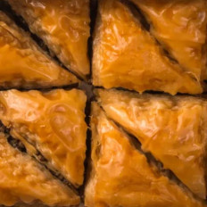 Баклава Треугольник Мини с Грецким Орехом